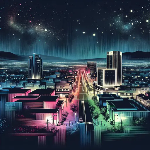 Illustration of Jhelum at night